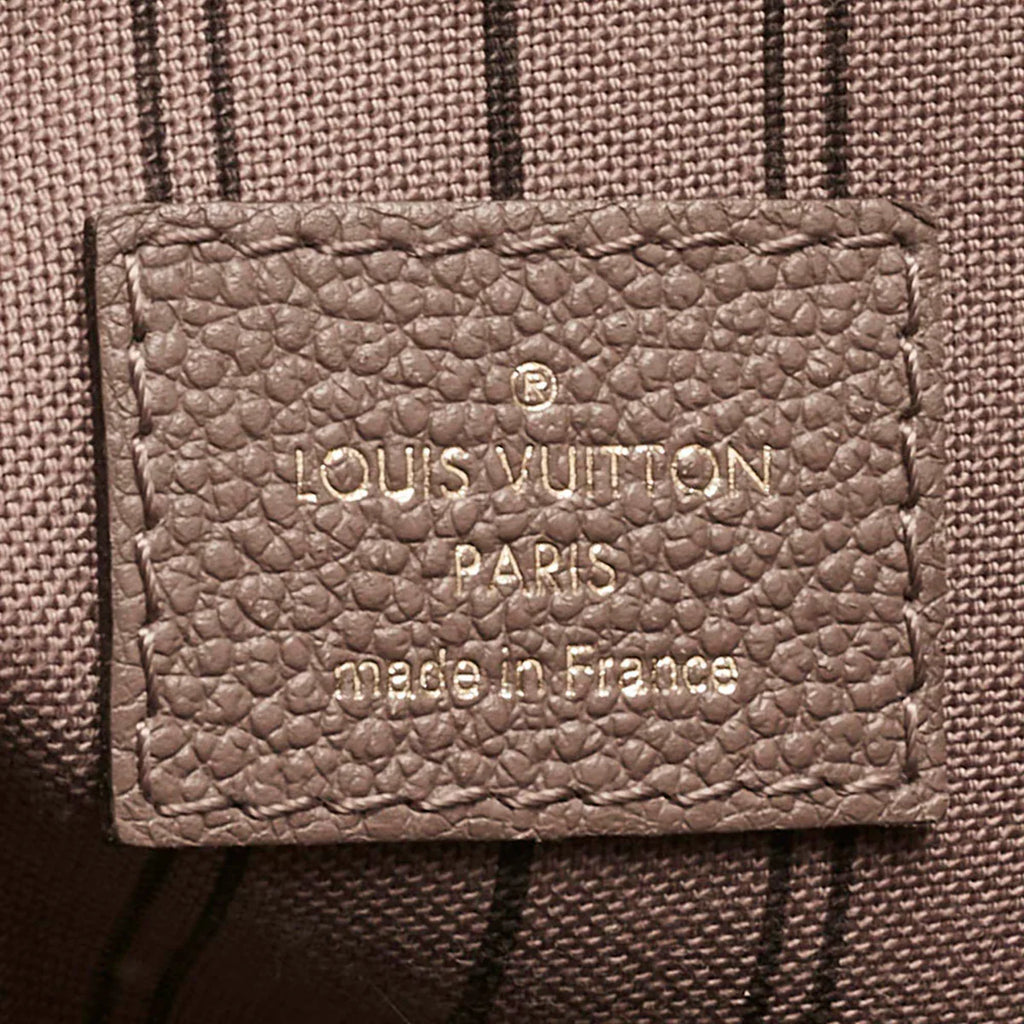 Louis Vuitton Beige Monogram Empreinte Leather Mazarine PM Bag