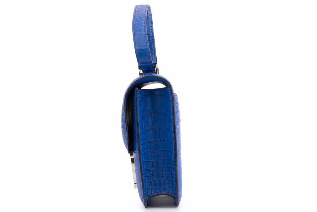 Hermès Constance 24 Exotic Mississippiensis Bleu Royal PHW