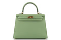 Hermès Kelly 25 Epsom Vert Criquet GHW