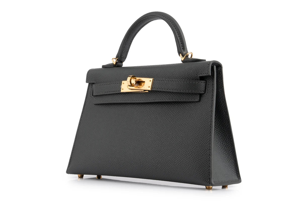 Hermès Mini Kelly Epsom Vert Mangrove GHW