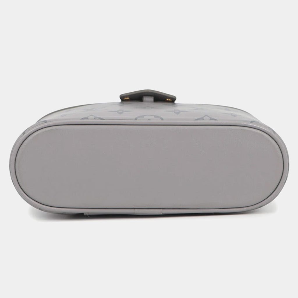 Louis Vuitton Vanity Chain Pouch Trianon Grey Calf Leather