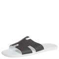 Hermes Brown Leather Izmir Sandals Size 45