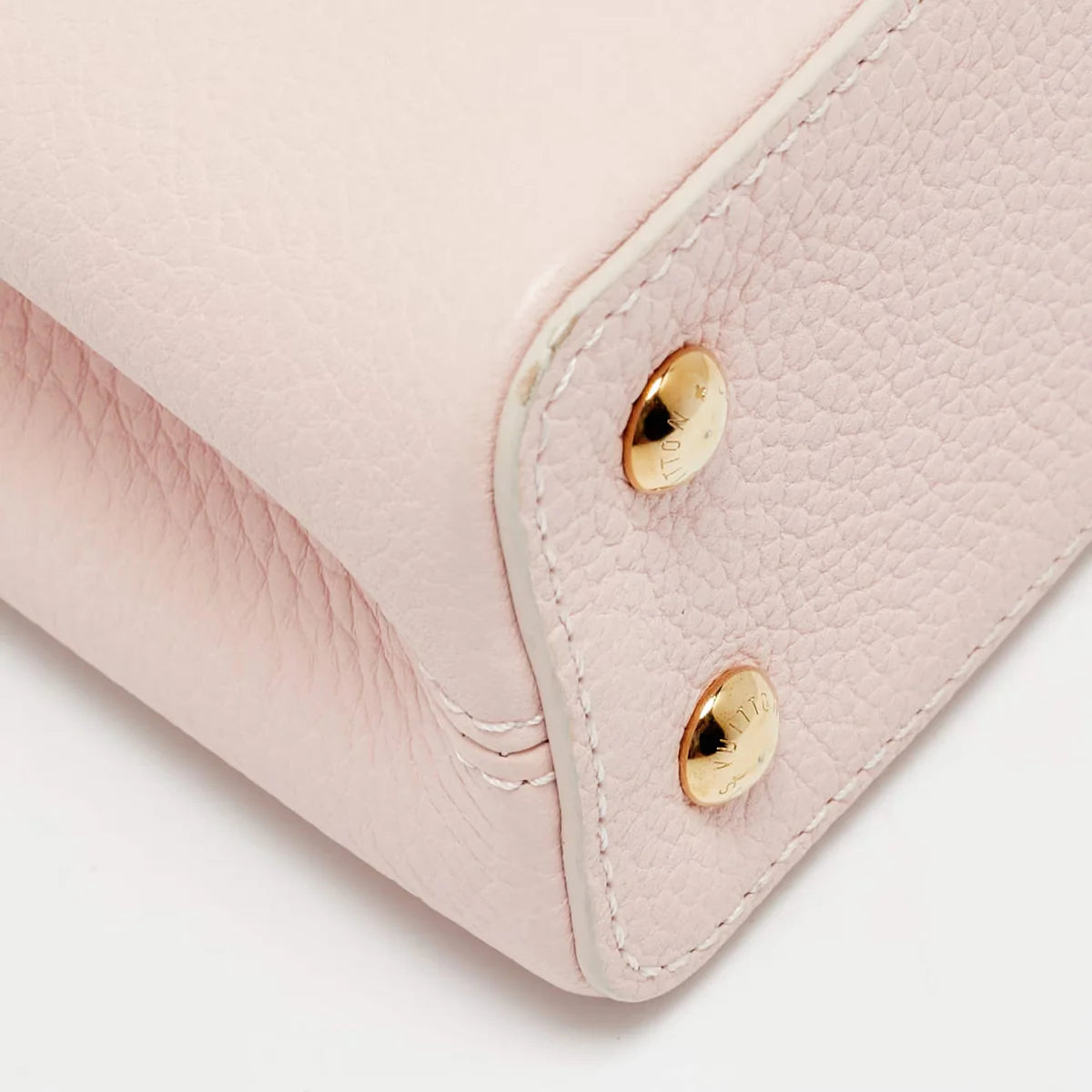 Louis Vuitton Capucines Mini Pink Taurillon Leather Top Handle Bag