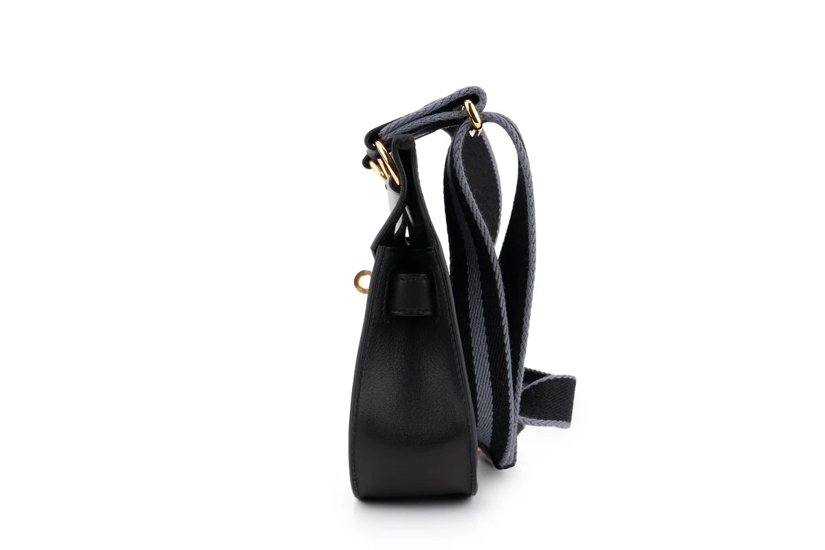 Hermès Jypsiere Mini Evergrain Noir GHW
