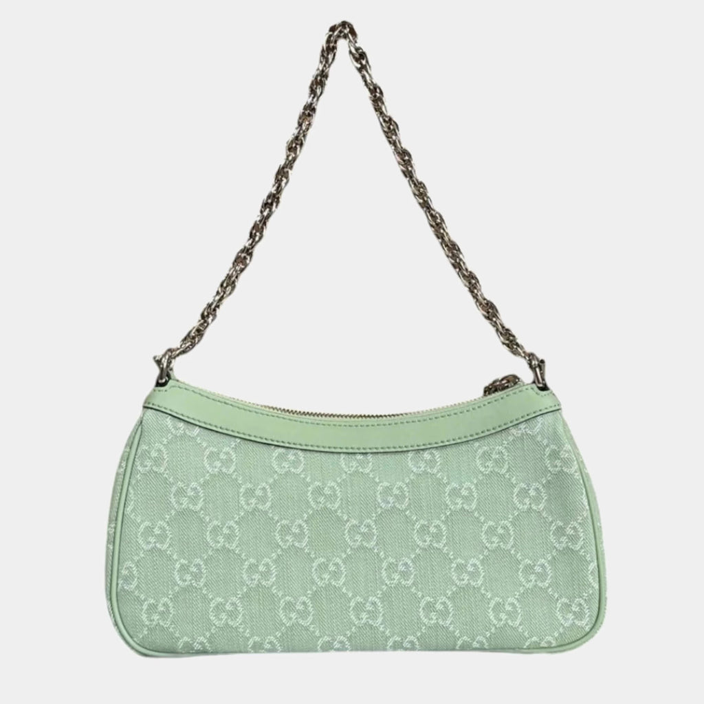 Gucci Ophidia Small Green Shoulder Bag