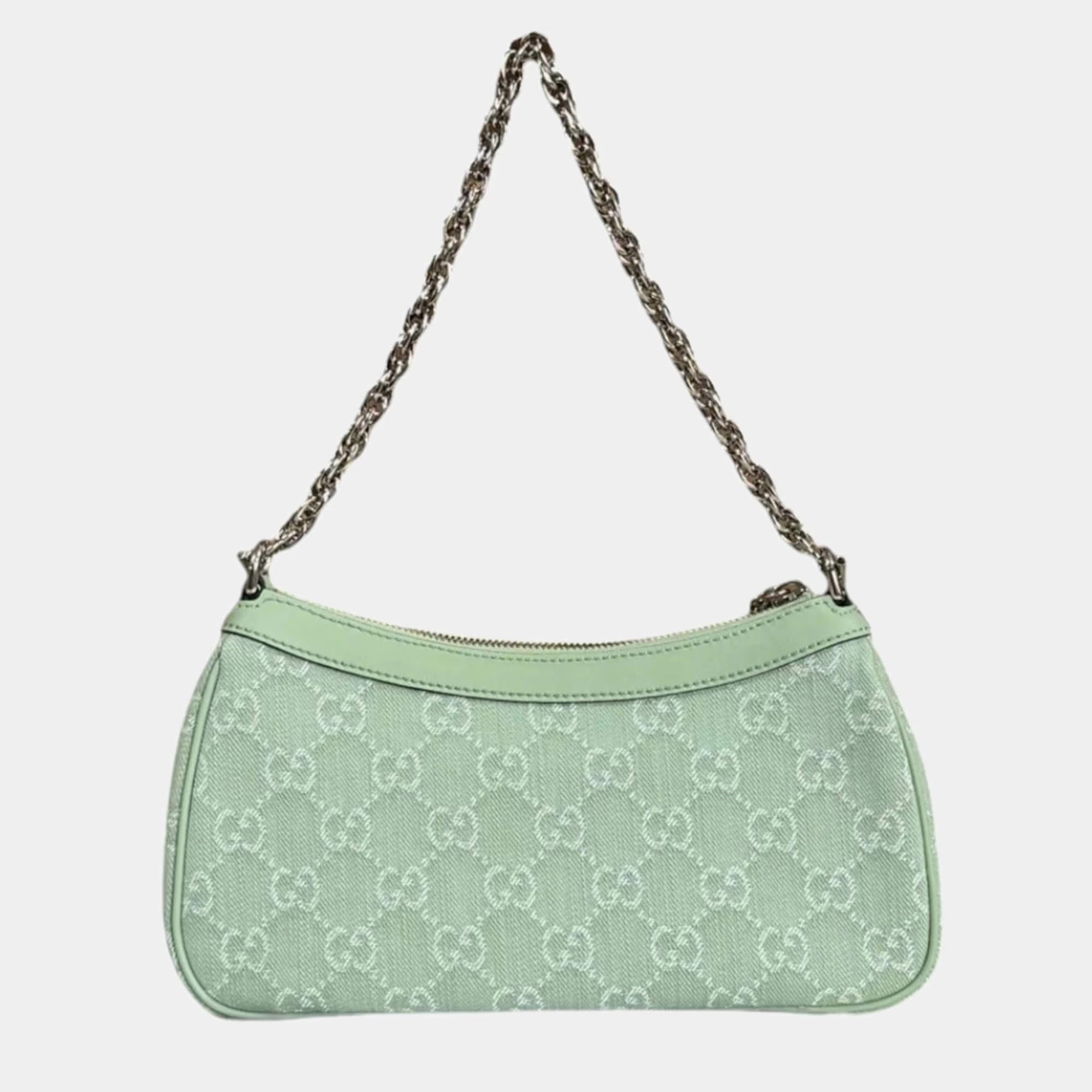 Gucci Ophidia Small Green Shoulder Bag