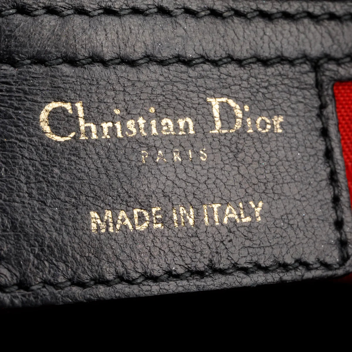 Christian Dior Black Cannage Lambskin Leather Medium Lady Dior Bag