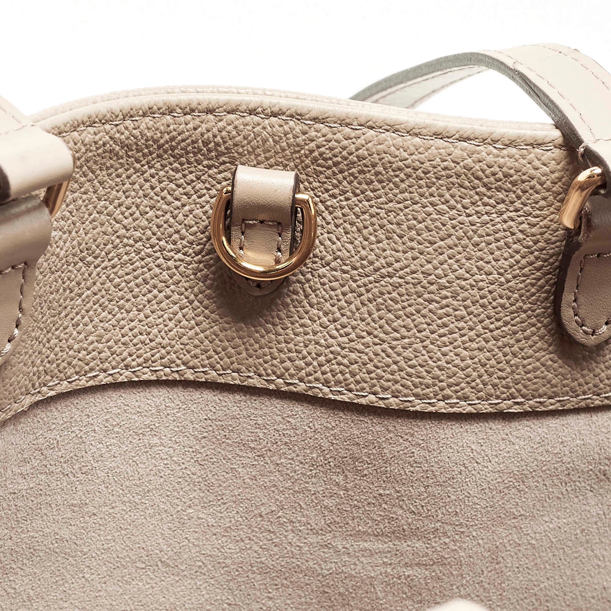 Louis Vuitton Onthego MM Beige Giant Empriente Leather Bag