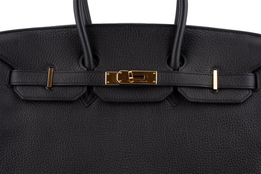 Hermès Birkin 35 Clemence Noir GHW