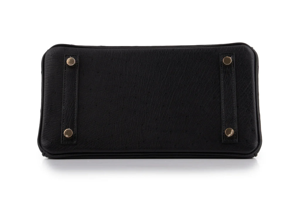Hermès Birkin 25 Ostrich Noir GHW