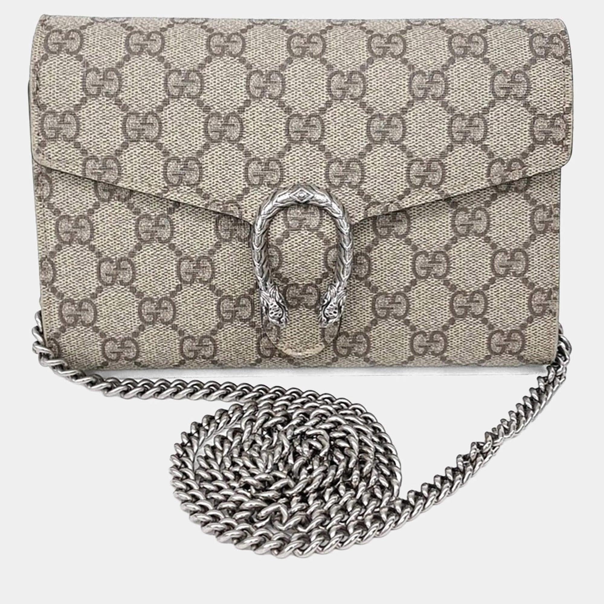 Gucci Beige PVC Dionysus Mini Chain
