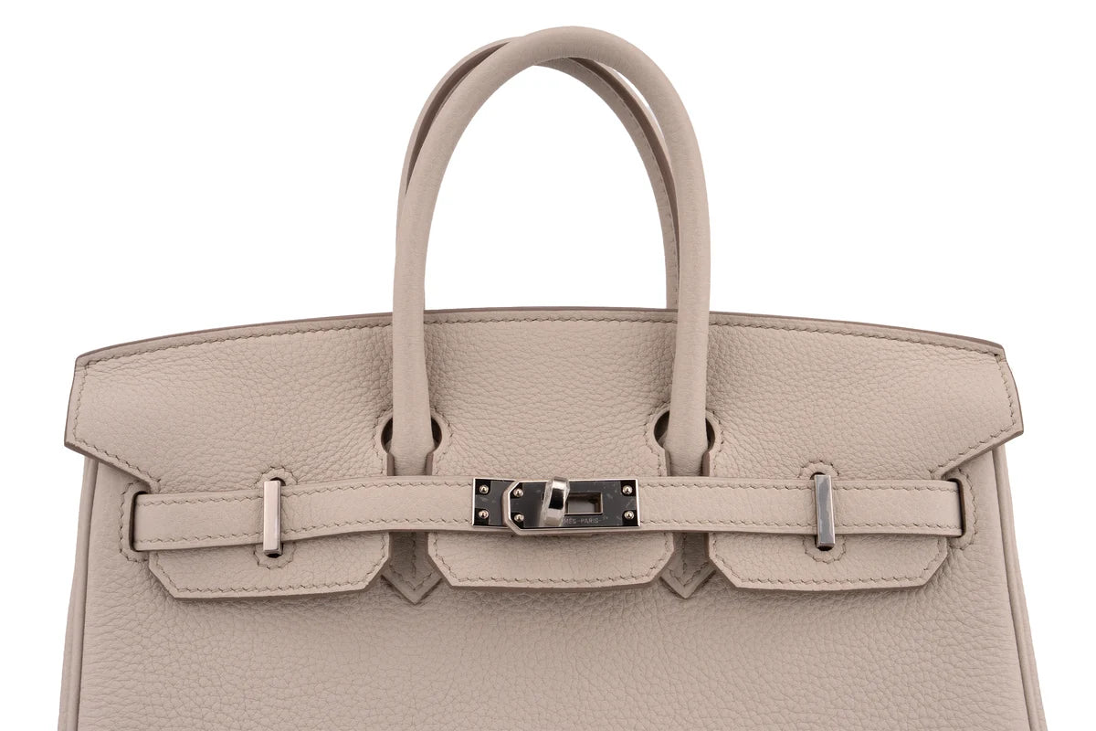 Hermès Birkin 25 Togo Beton PHW