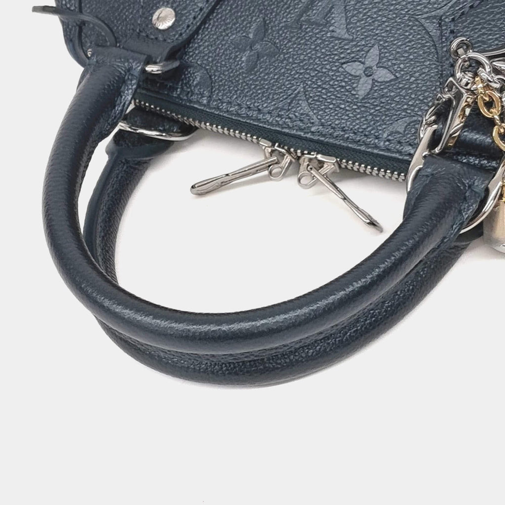 Louis Vuitton Black Leather Empreinte Alma BB M26686