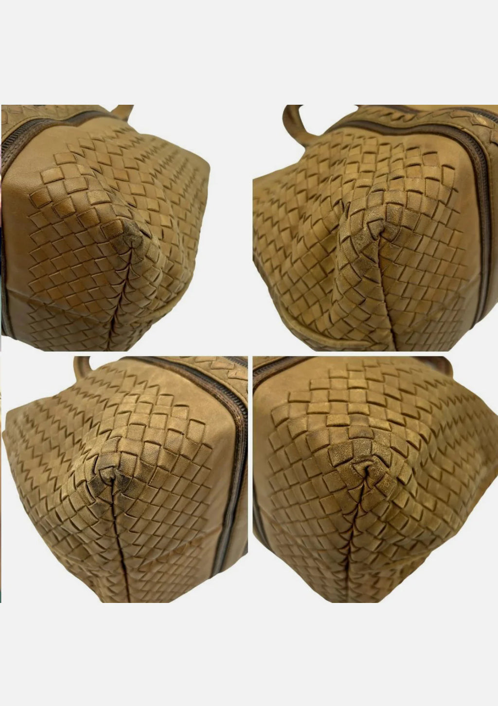 Bottega Veneta Intrecciato Leather Tote Bag Brown