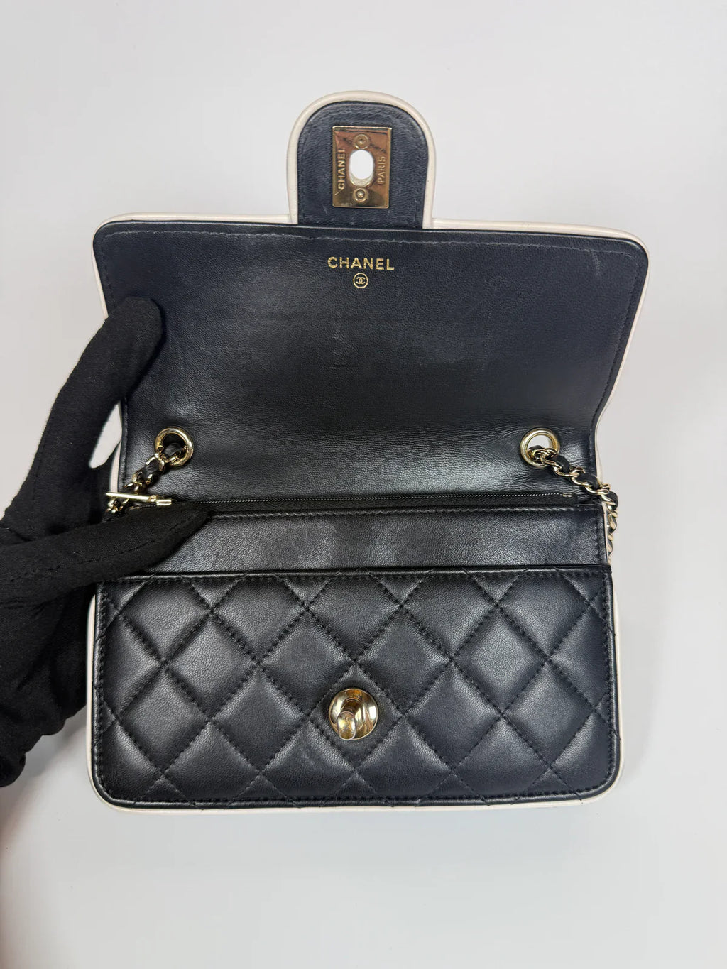 CHANEL WALLET ON CHAIN 2026 COLLECTION WITH PALE GOLD HARDWARE