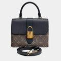 Louis Vuitton Black/Brown Coated Canvas and Leather Rocky BB