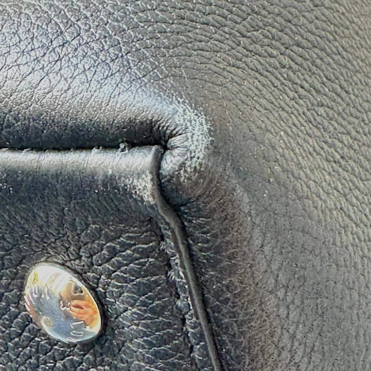 Louis Vuitton Black Leather LockMe Ever BB Bag