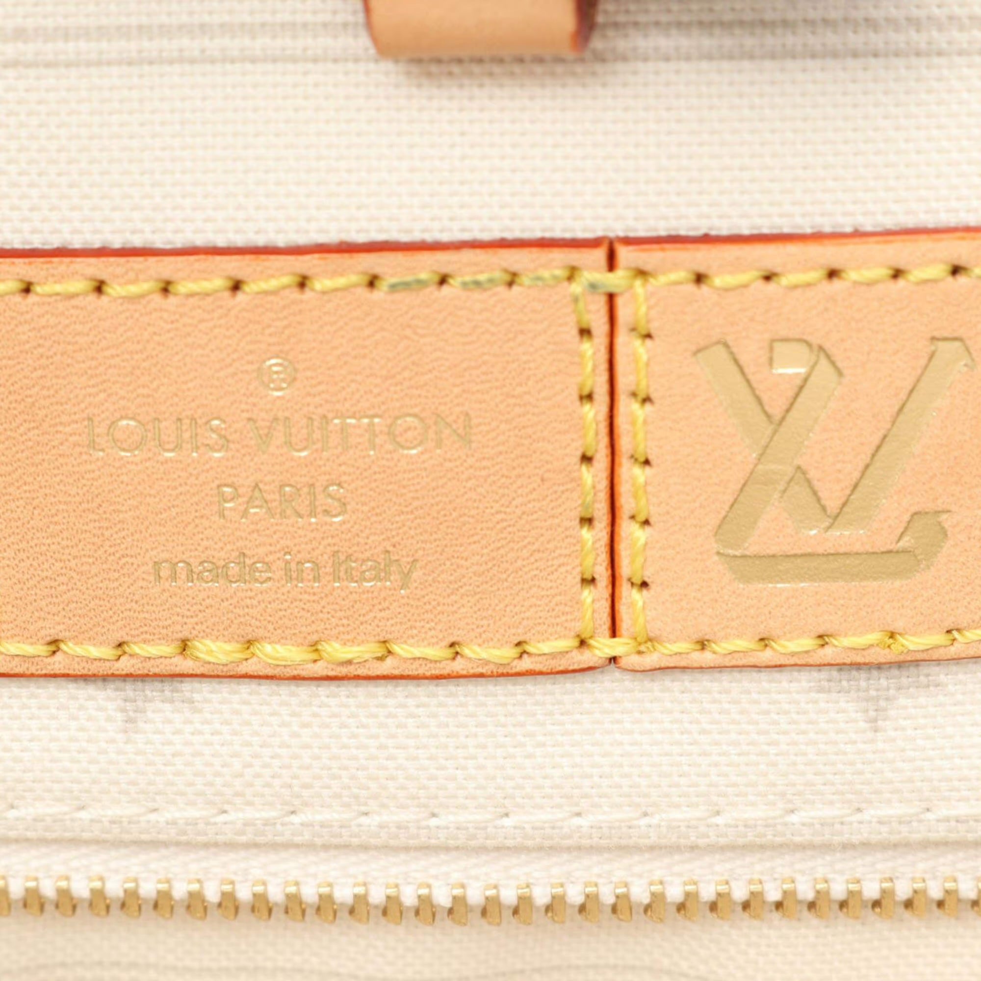 Louis Vuitton OnTheGo GM Okinawa Off-White Monogram Jacquard Canvas Tote Bag