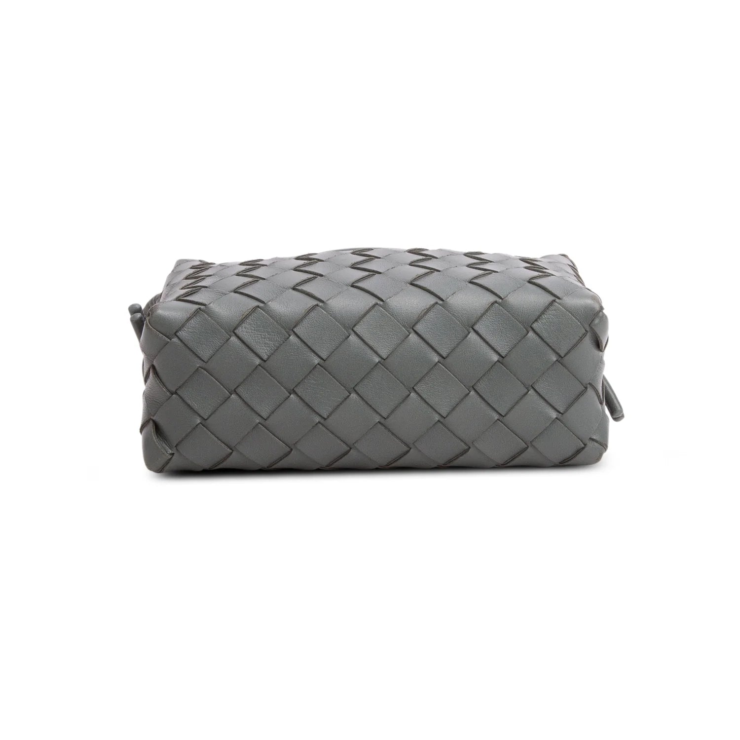 Bottega Veneta Grey Nappa Intrecciato Mini Loop Camera Bag