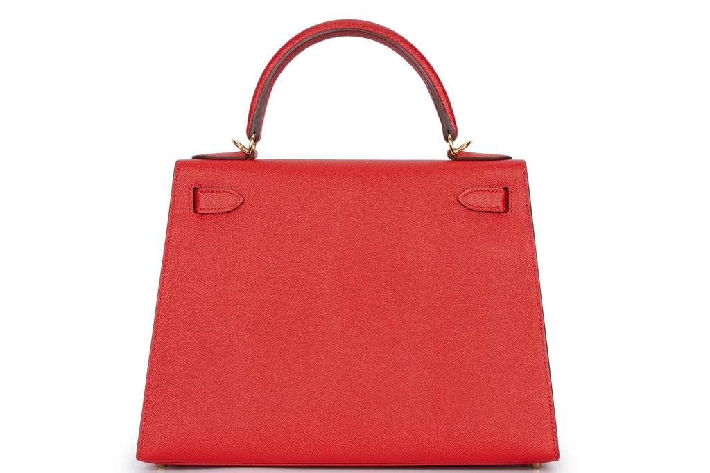 Hermès Kelly 28 Epsom Rouge Casaque GHW