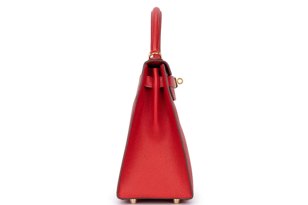 Hermès Kelly 28 Epsom Rouge Casaque GHW