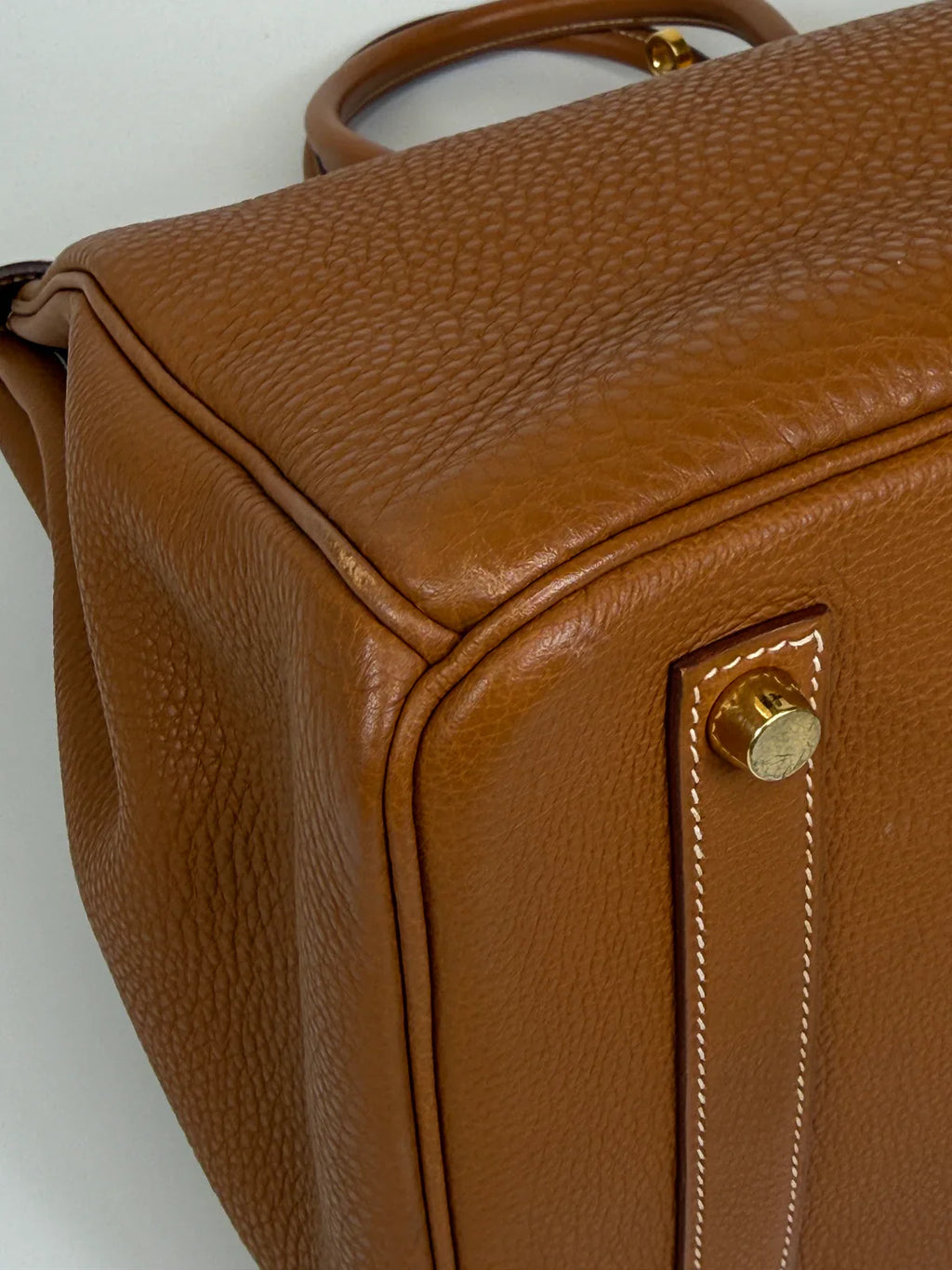 HERMÈS BIRKIN 35 IN GOLD TOGO LEATHER WITH GOLD HARDWARE