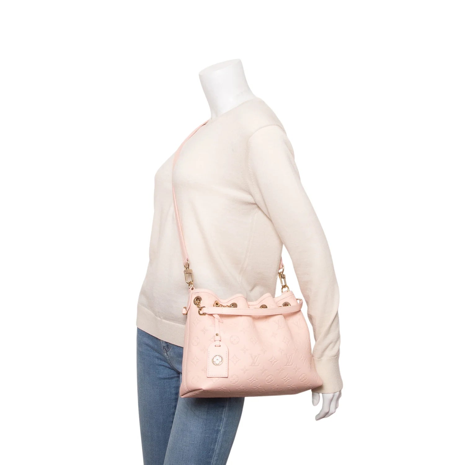 Louis Vuitton Pink Embossed Monogram LV Bundle