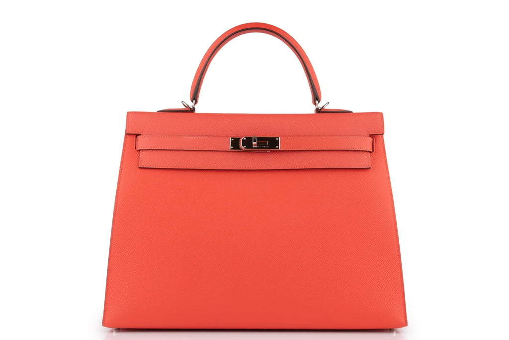 Hermès Kelly 35 Epsom Rose Jaipur PHW