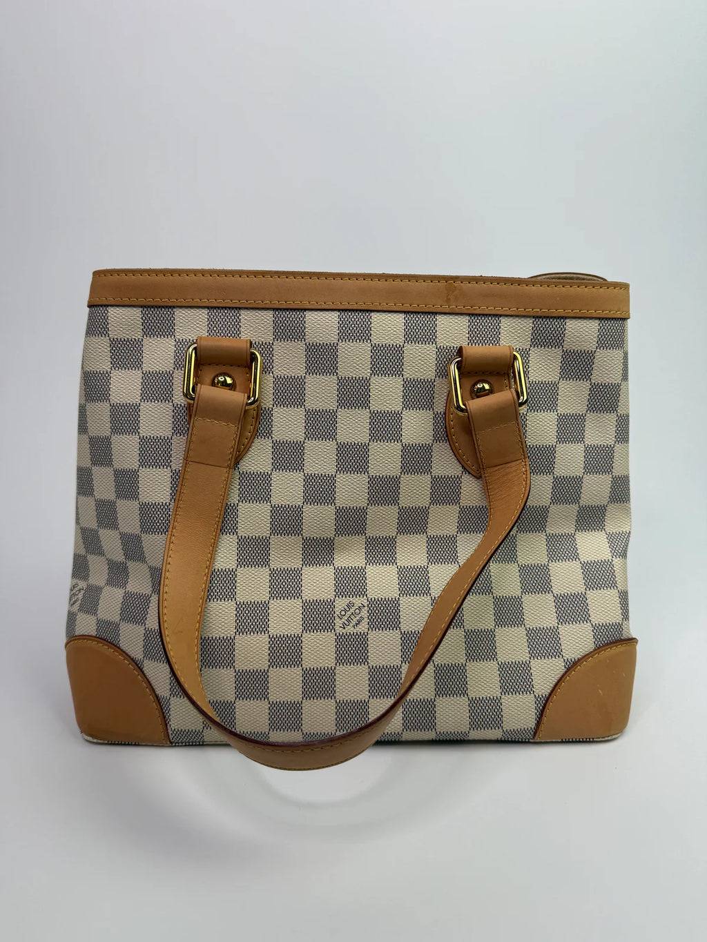 LOUIS VUITTON DAMIER AZUR HAMPSTEAD MM TOTE BAG