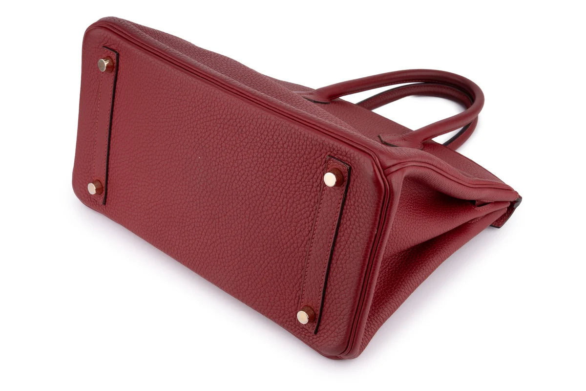 Hermès Birkin 30 Togo Rouge Grenat GHW