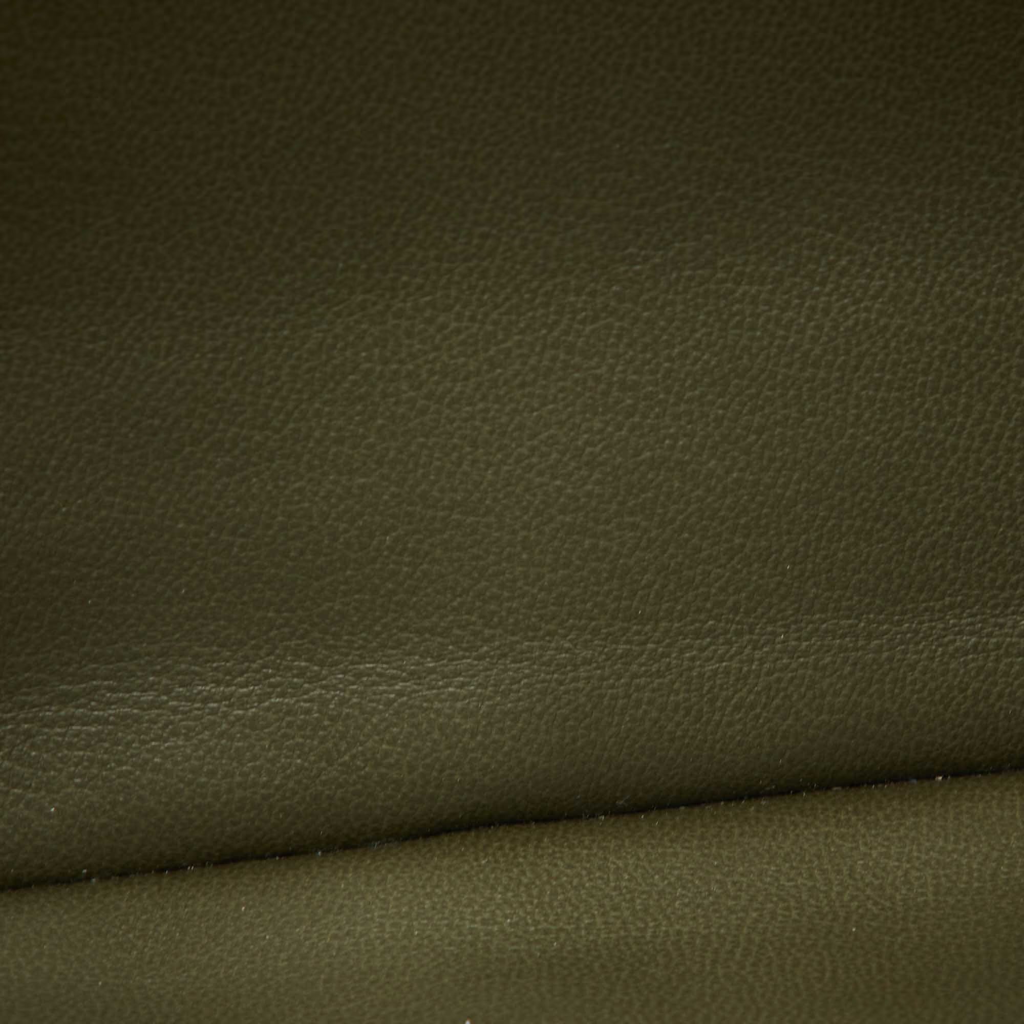 Louis Vuitton Coussin MM Khaki Monogram Embossed Leather Bag