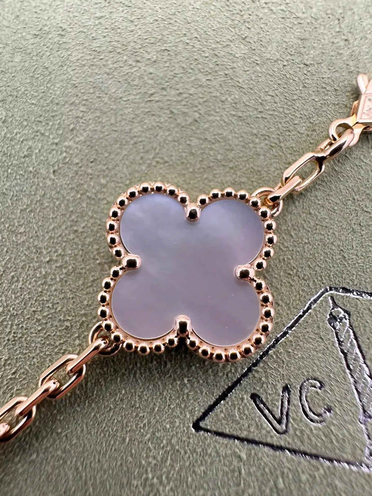 Van Cleef And Arpels Alhambra Bracelet Mother Of Pearl