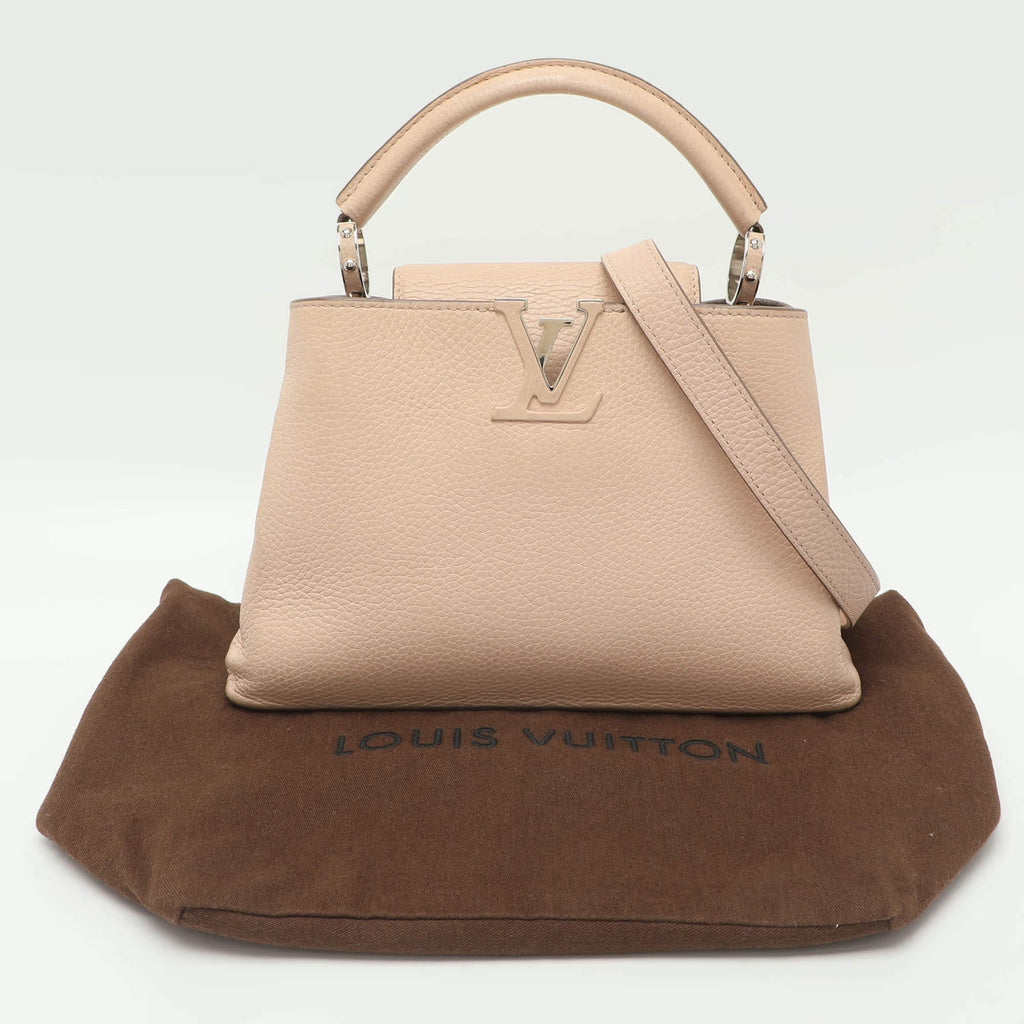 Louis Vuitton Capucines BB Pink Taurillon Leather Bag