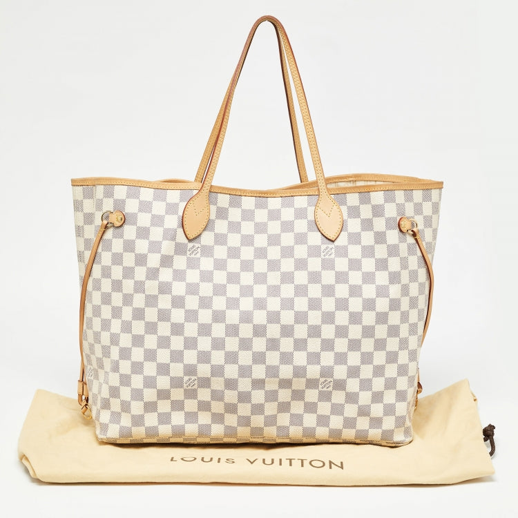 Louis Vuitton Damier Azur Canvas Neverfull GM Bag
