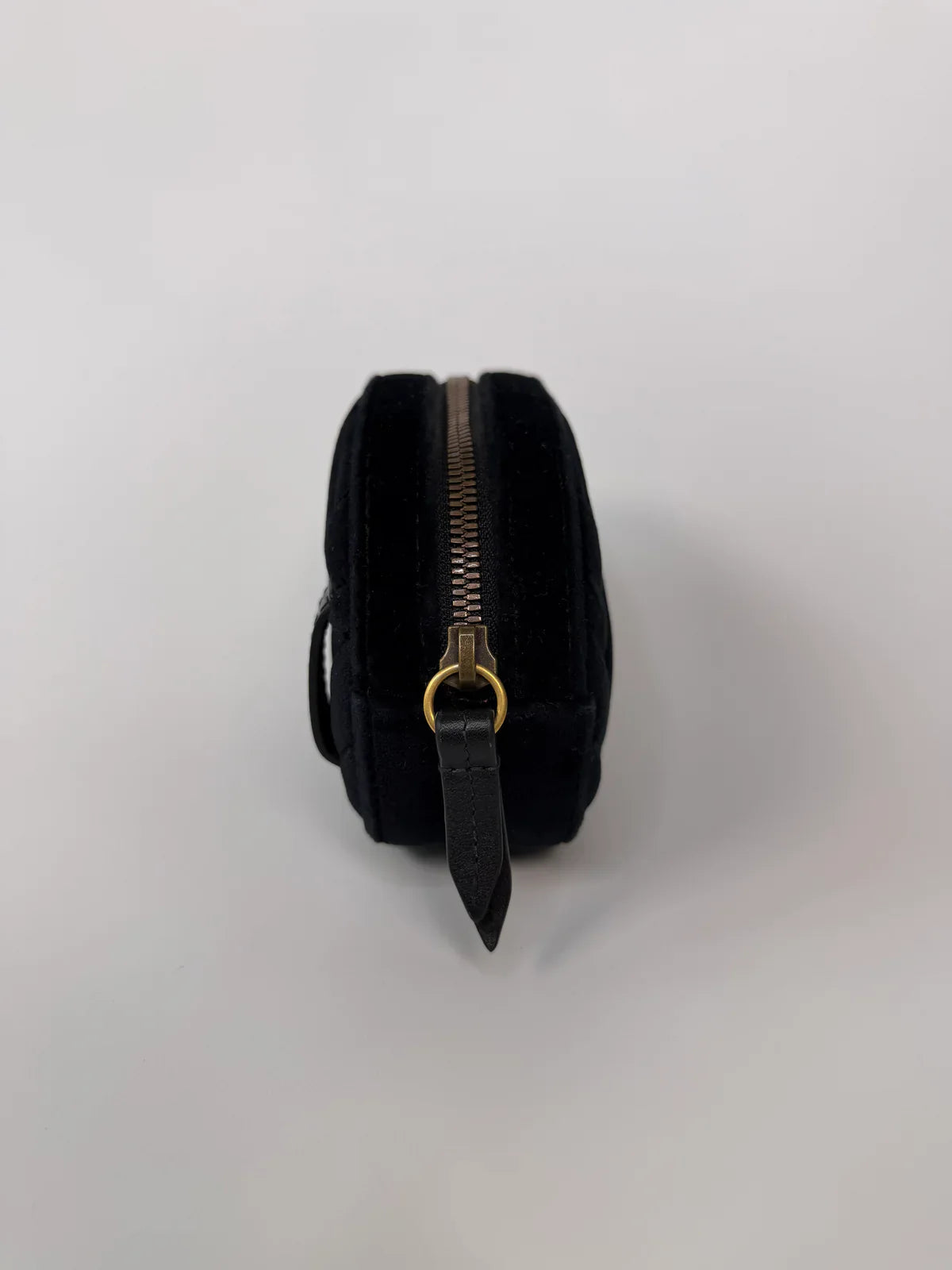 GUCCI GG BLACK VELVET MARMONT BELT BAG