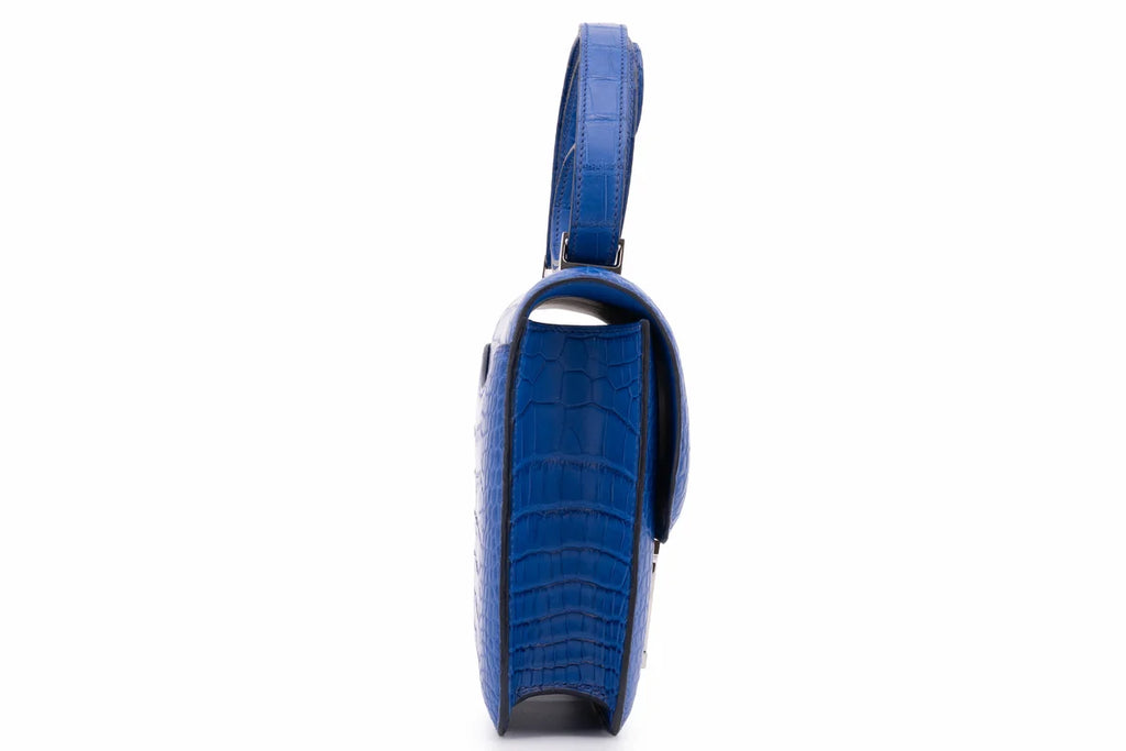 Hermès Constance 24 Exotic Mississippiensis Bleu Royal PHW