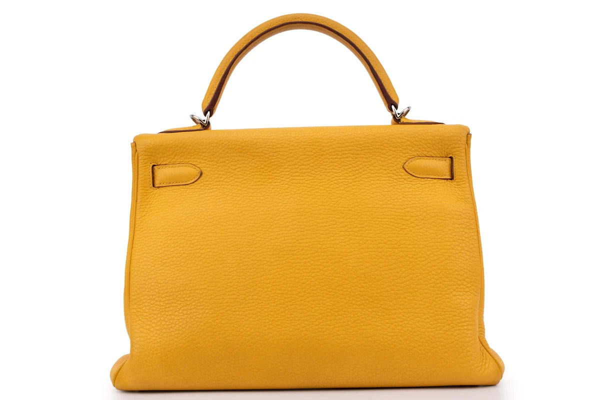 Hermès Kelly 32 Togo Soleil PHW