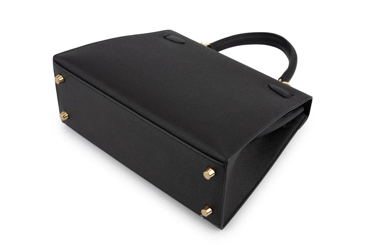 Hermès Kelly 25 Epsom Noir GHW