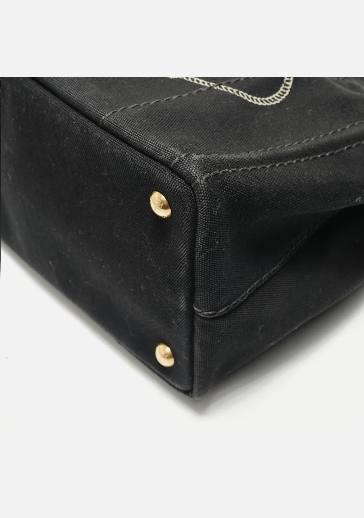 PRADA Canapa SS 2WAY Handbag black