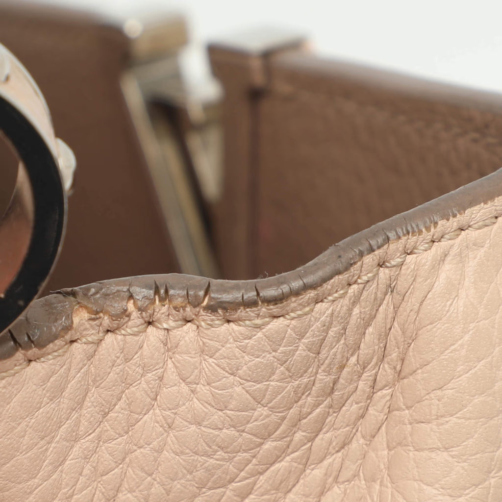 Louis Vuitton Capucines BB Pink Taurillon Leather Bag