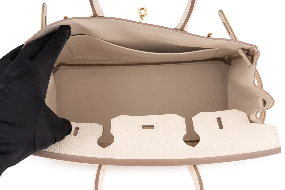 Hermès Birkin 30 Epsom Craie RGHW