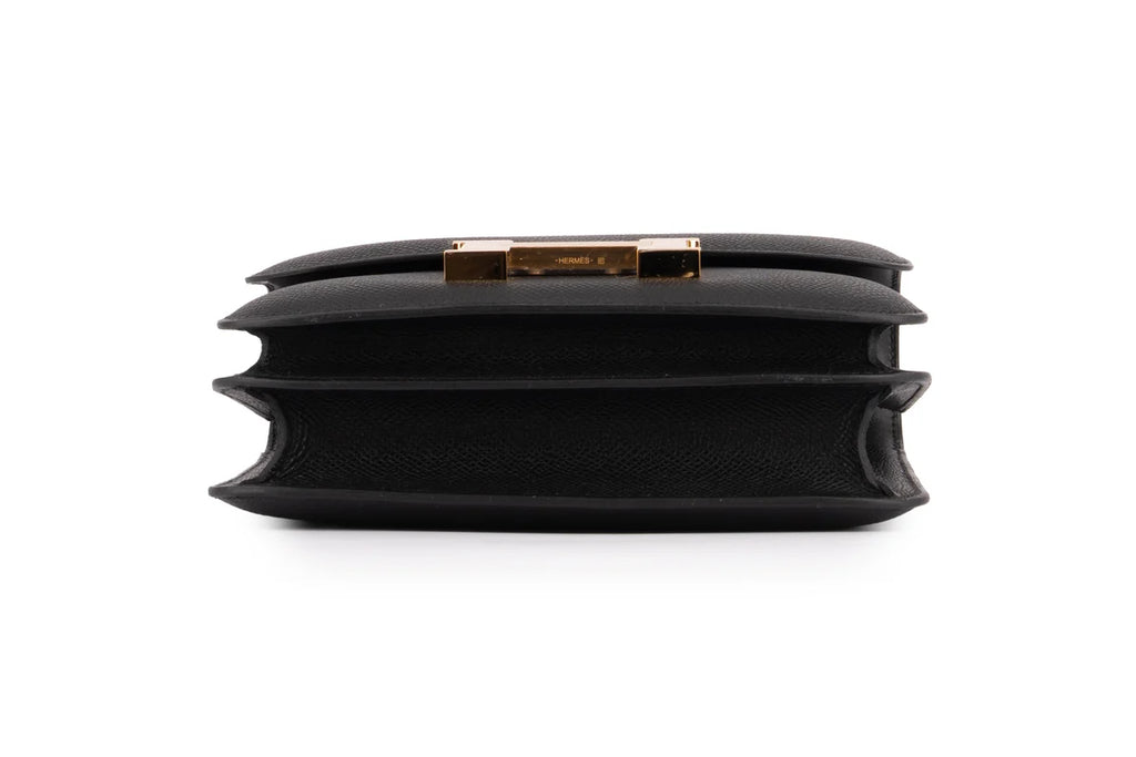 Hermès Constance 18 Epsom Noir GHW