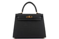 Hermès Kelly 25 Epsom Noir GHW