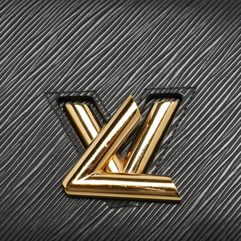 Louis Vuitton Twist Belt Black Epi Leather Chain Pouch