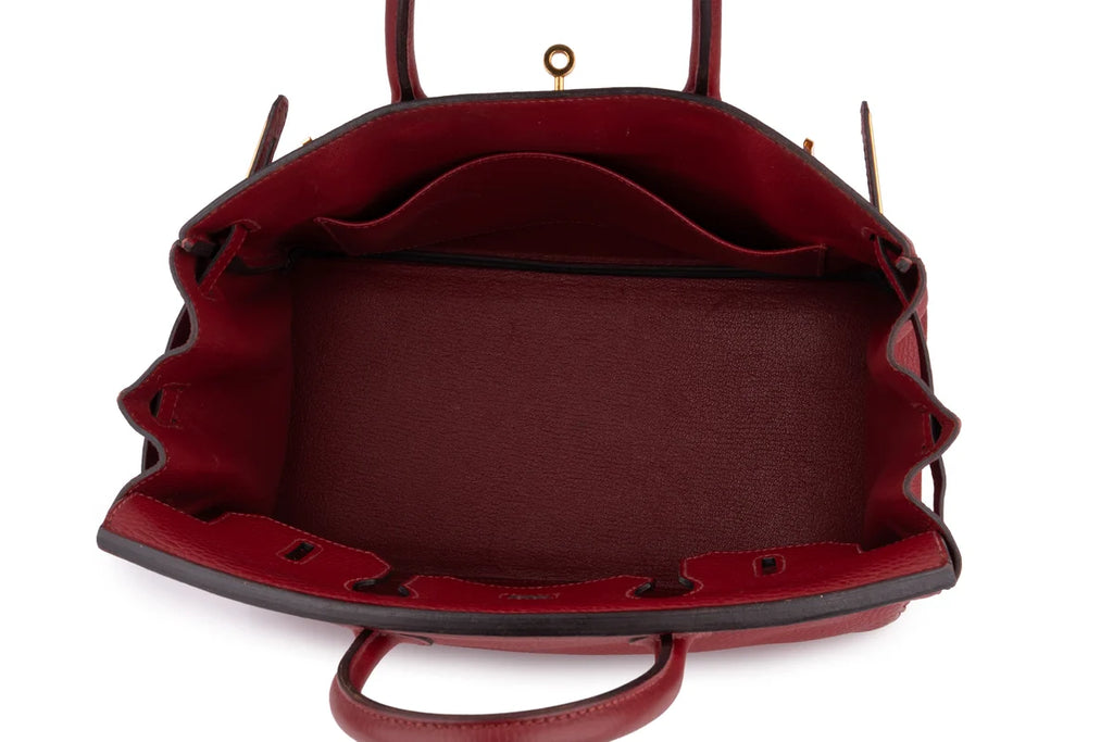 Hermès Birkin 30 Togo Rouge Grenat GHW