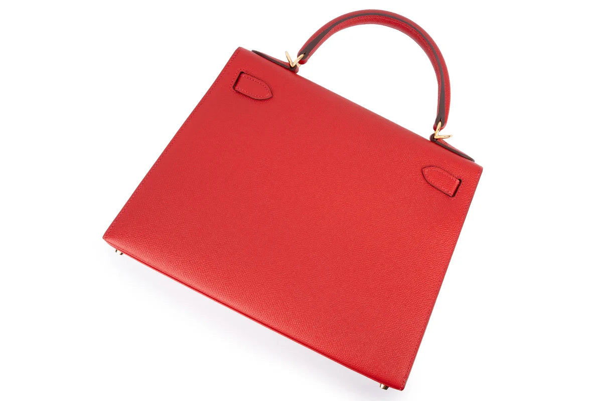 Hermès Kelly 28 Epsom Rouge Casaque GHW