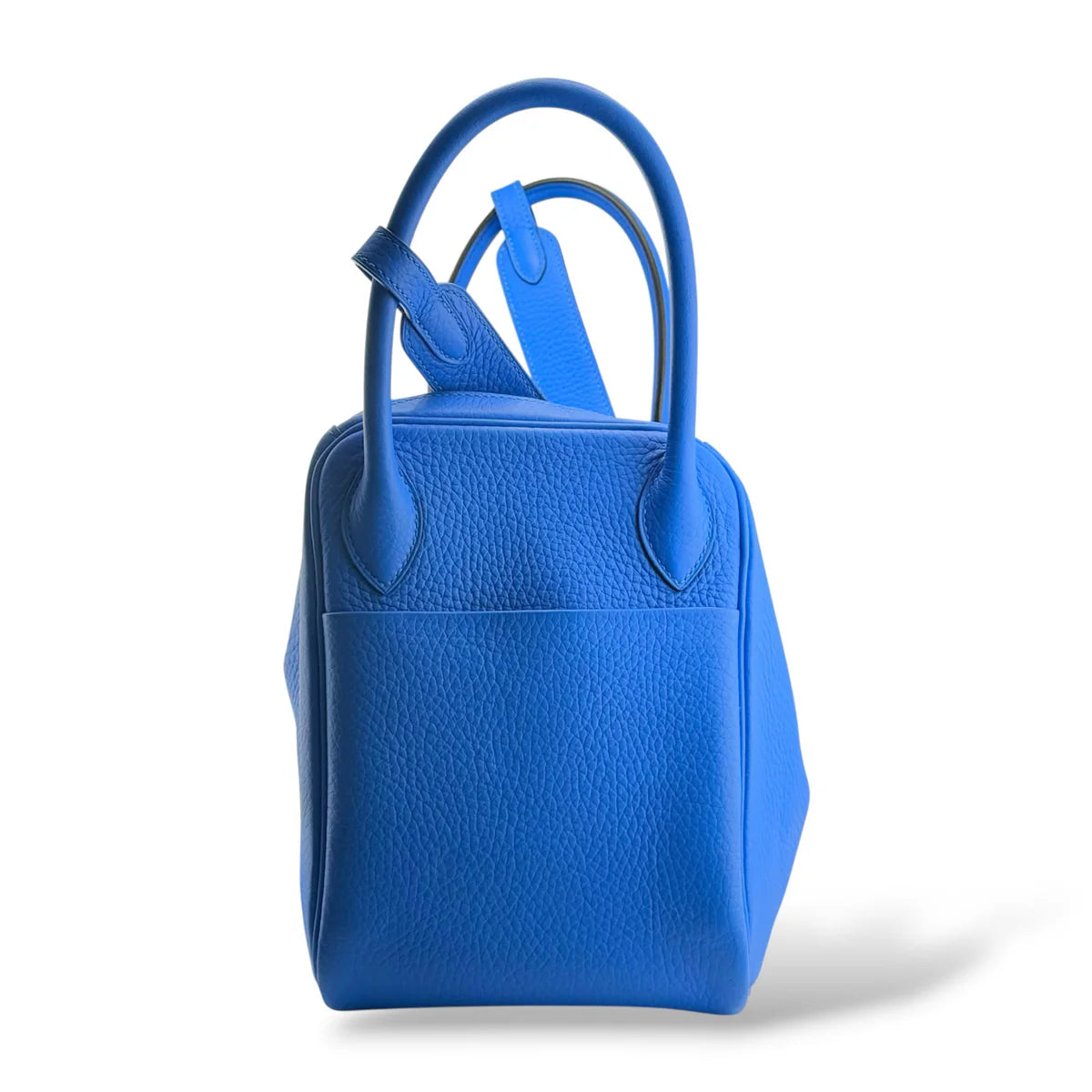 Hermès Lindy 30 Bleu Zanzibar Clemence PHW