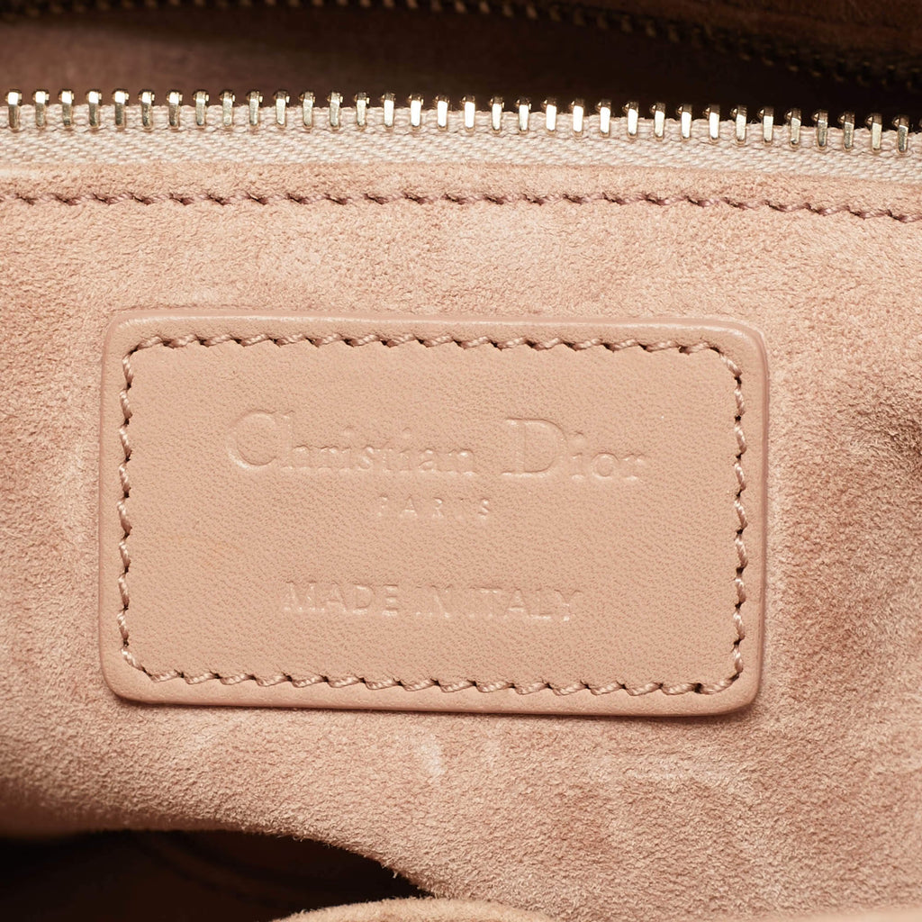 Dior Lady Dior Medium Beige Ultra Matte Cannage Leather Tote