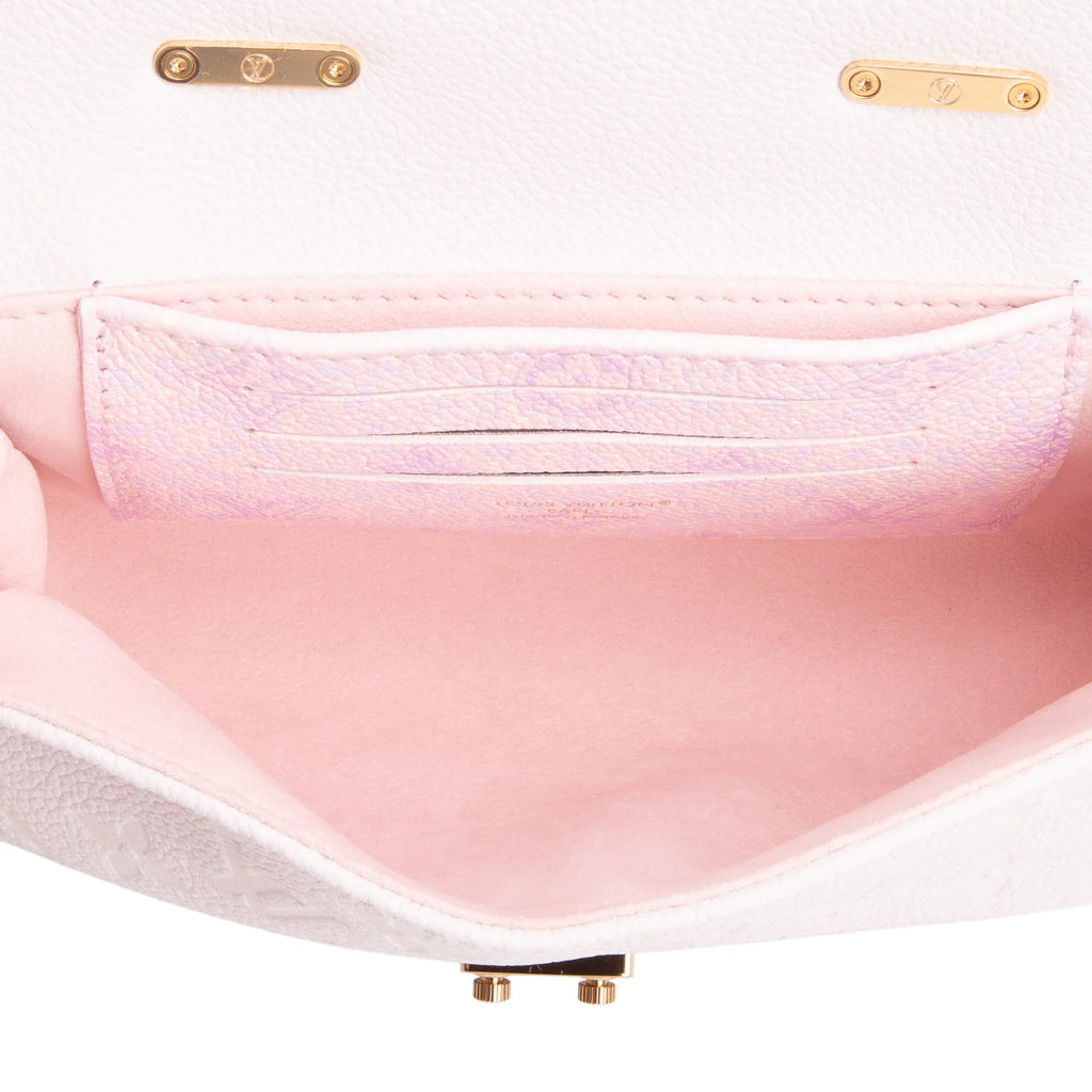 Louis Vuitton Pink Monogram Empreinte Leather Nano Madeleine