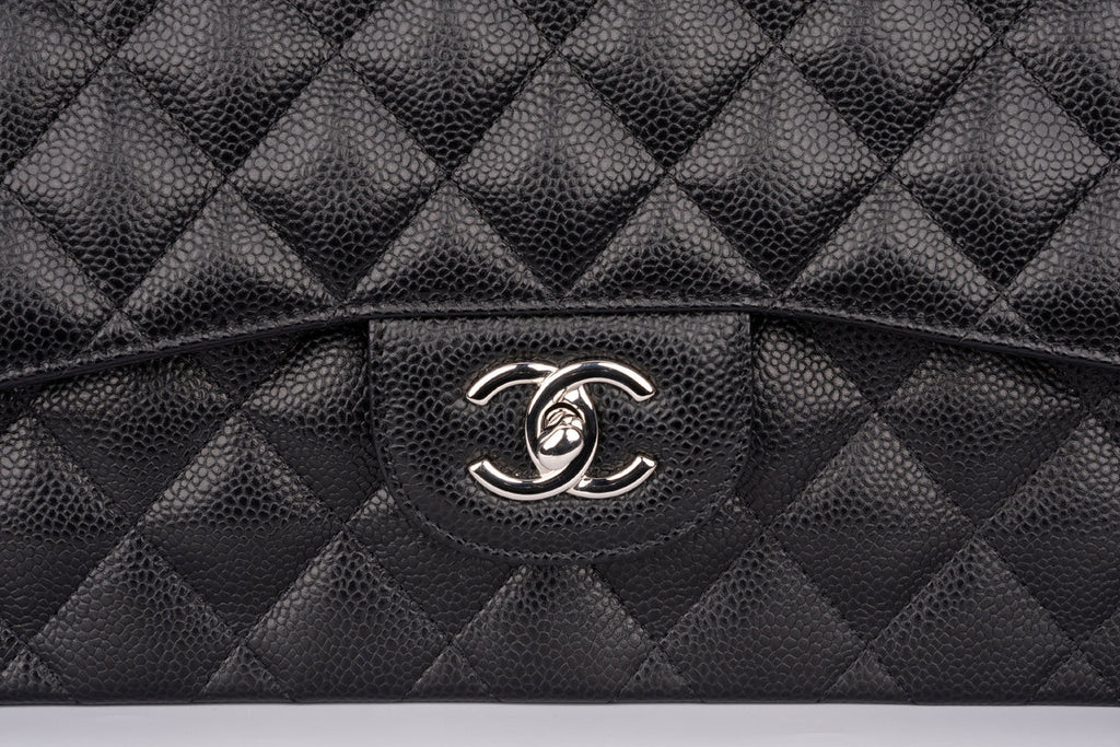 Chanel Jumbo Classic Flap Caviar Black SHW